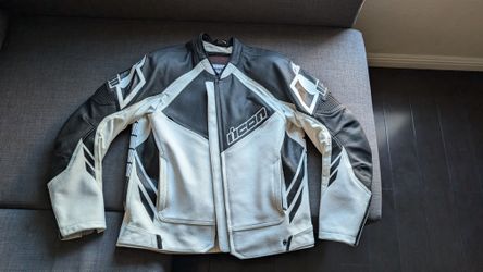 Icon Leather Motorcycle Jacket Brand New