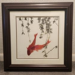 Framed Susho King Silk Art, Handmade Finished 100% Silk Embroidery, Art Work