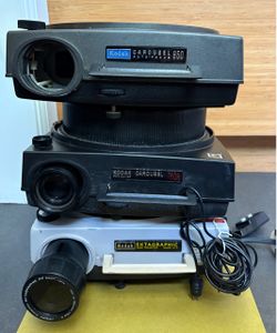 3 Kodak Slide Projectors