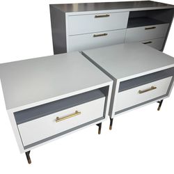 MODANI DRESSER AND NIGHTSTAND SET