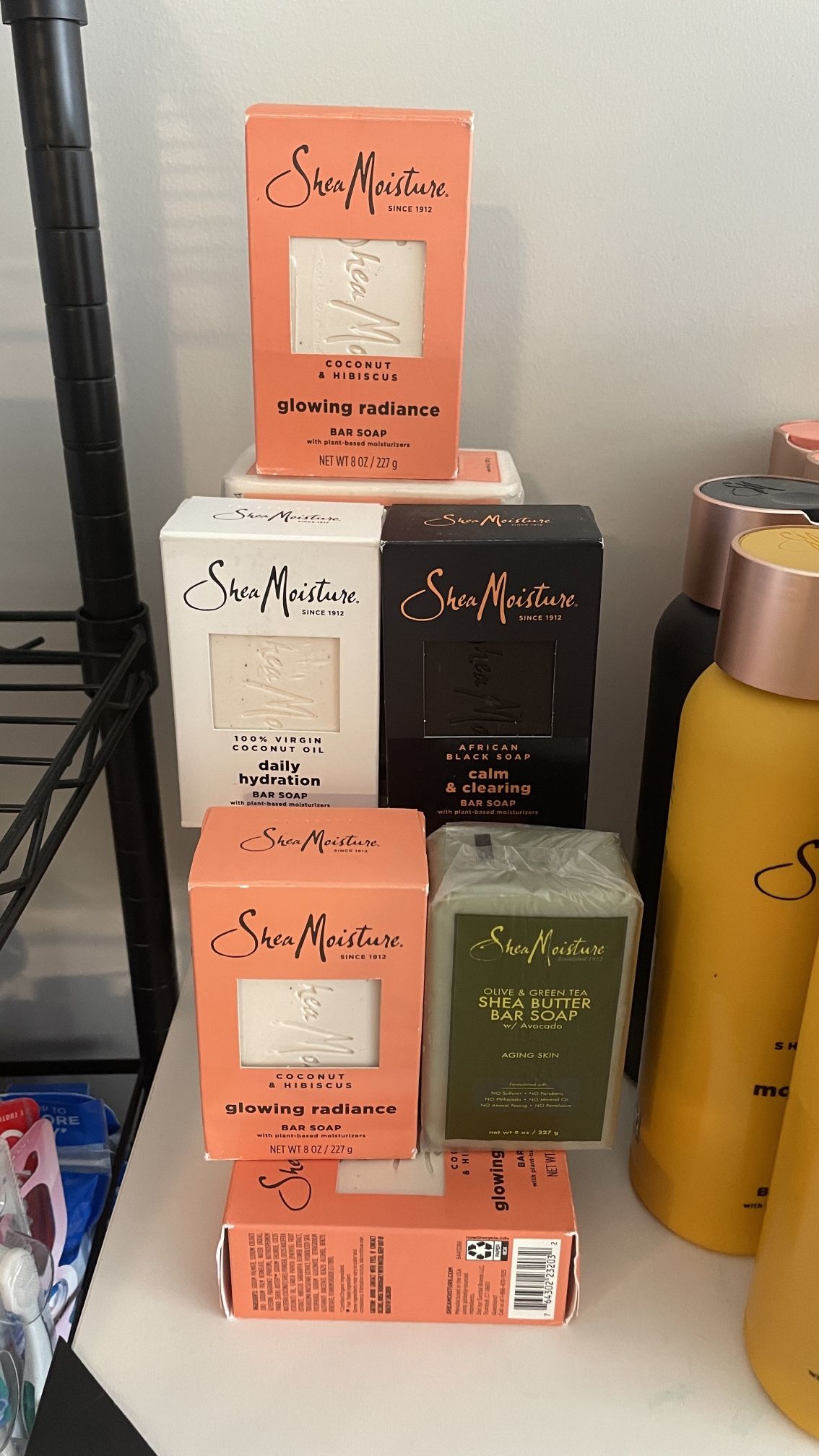 Shea moisture bodywash soap bars 3×$10