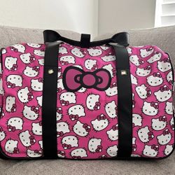 Hello Kitty Pink Duffle Bag