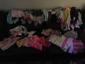 Huge lot of baby girl clothes