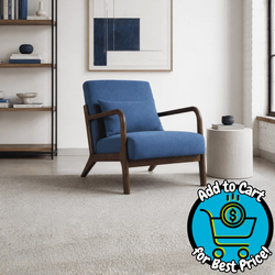 Mid Century Modern Accent Chair with Wood Frame