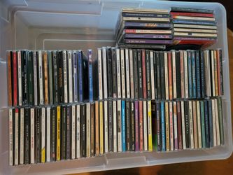 Many many music CDs