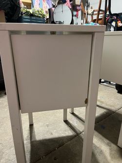 IKEA NORDLI White Nightstands – Set of 2