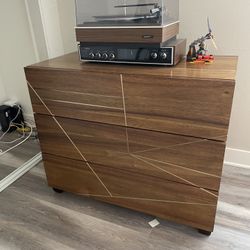 Living Spaces Talbert 3 Drawer Dresser Mid Century Modern for Sale in Los  Angeles, CA - OfferUp