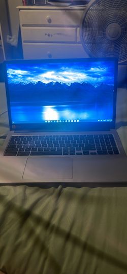 Purple acer laptop