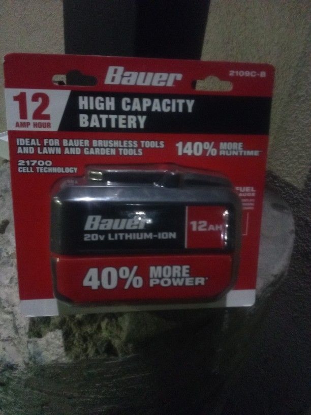 20v Bauer Lithium-ion Battery ( 2109C-B )