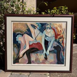 Barbara A. Wood “Dress Rehearsal” Serigraph (1996) – Signed & Numbered – Park West COA