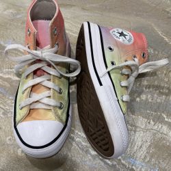 Converse Chuck Taylor All Star Hi-Top Lace Up Shoes Girls