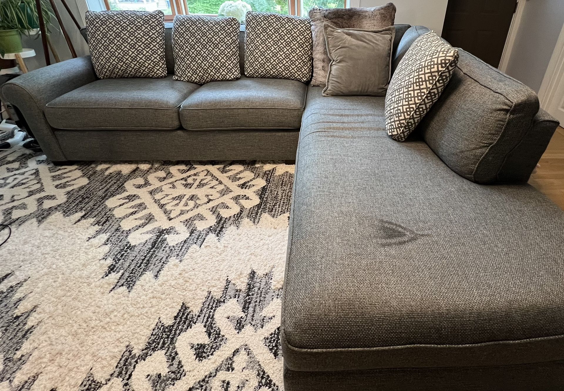 Grey Sectional Couch
