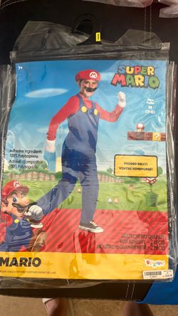 Super Mario Costume, Size M (7-8)
