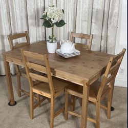 IKEA Jokkmokk Dining Table With 4 Chairs -GREAT DEAL!