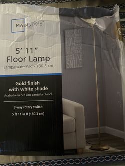 Mainstays 5’ 11” Floor Lamp