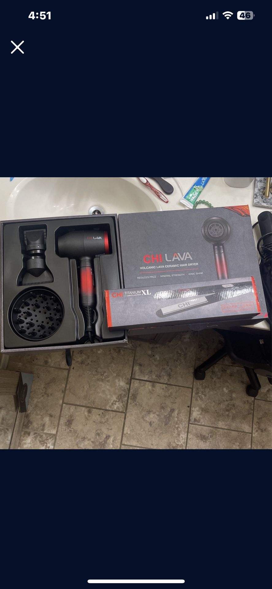 Chi Lava Blow Dryer And Straightener $150