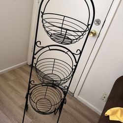 3-Tier Metal Kitchen Storage Rack
