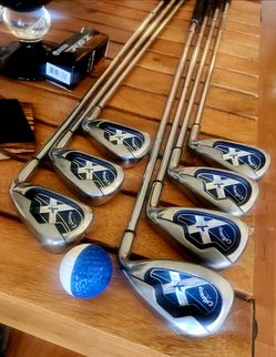 Callaway⛳️X-18's Men's Iron set🔥4-PW With Steel Uniflex Shaft's...💎💎💎