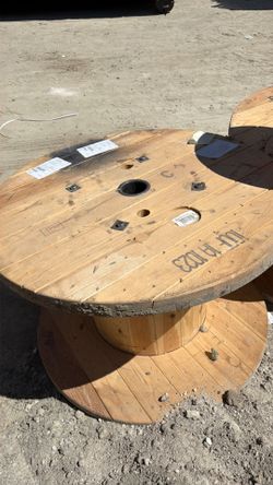 Wooden cable spools