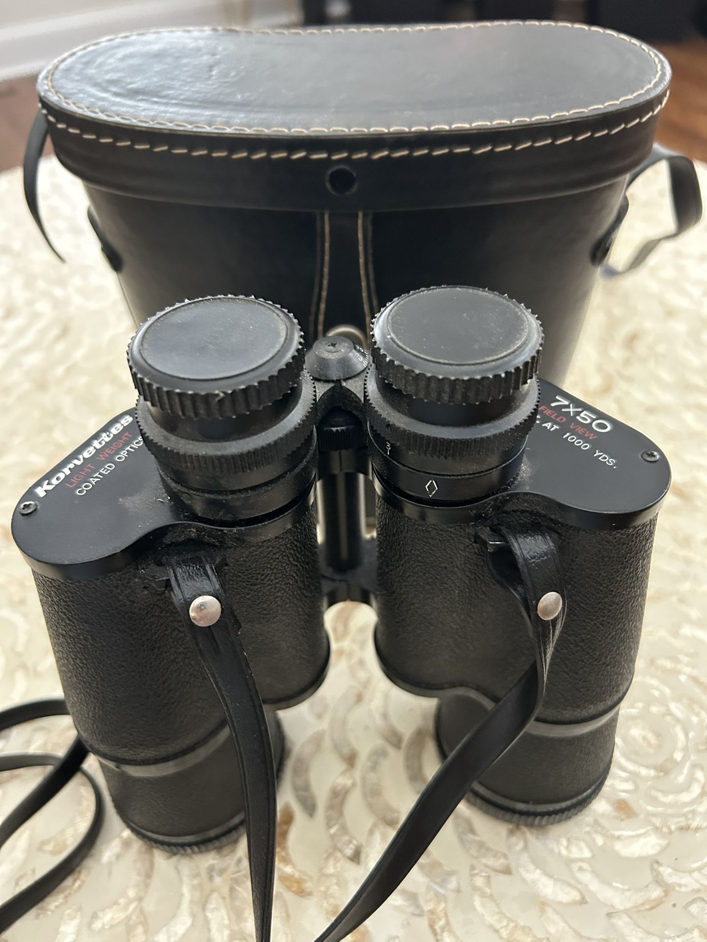 VINTAGE KORVETTES 7x50 BINOCULARS WITH CASE