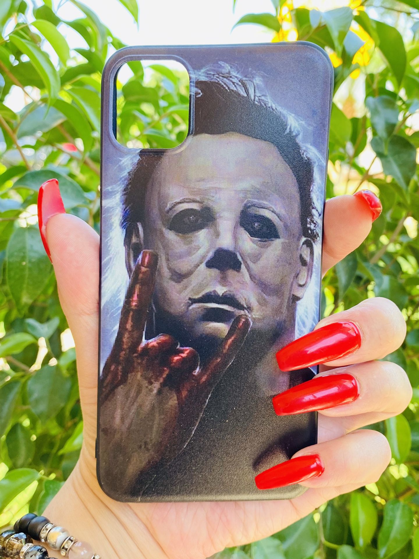 Brand new cool iphone 11 PRO MAX 6.5 case cover phone case rubber, Halloween Michael Myers horror movies girls guys mens womens skate skateboa