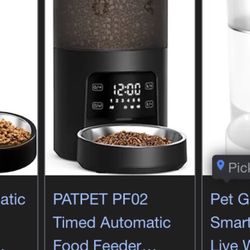 BRAND NEW TIMED AUTO PET FOOD DISPENSER 