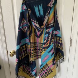 Colorful Patterned Shawl