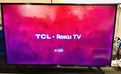 TCL 43” 4K 2160P Roku Smart TV