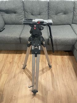 Manfrotto Professional Video Tripod with Fluid Head