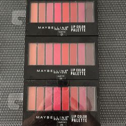 Maybelline Lip Color Palettes 