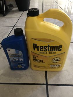 Prestone coolant