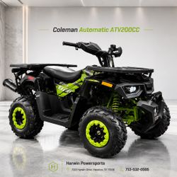 Automatic Gas Coleman ATV200CC with Reverse 