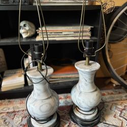 Vintage Marble Lamps