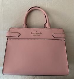 Kate Spade New York Pink Saffiano Leather Satchel