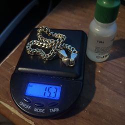 14k Gold Franco SOLID  Bracelet 