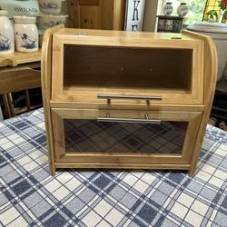 Space Living Wooden 2 Tier Bread Box
