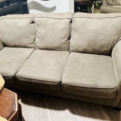 Couch And Loveseat Khaki Color. 