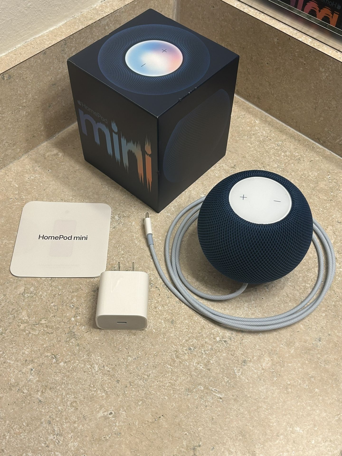 Blue HomePod Mini