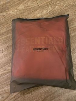 Essentials Fear Of God Coral Hoodie
