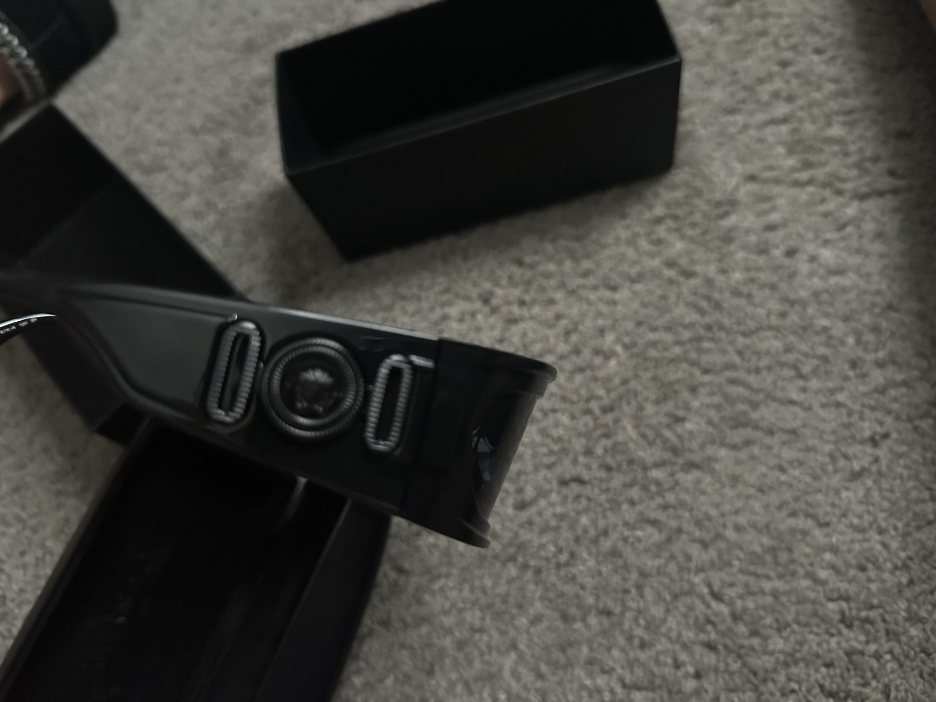 Versace All Black Sunglasses 