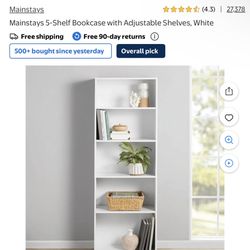 WHITE Bookshelf 