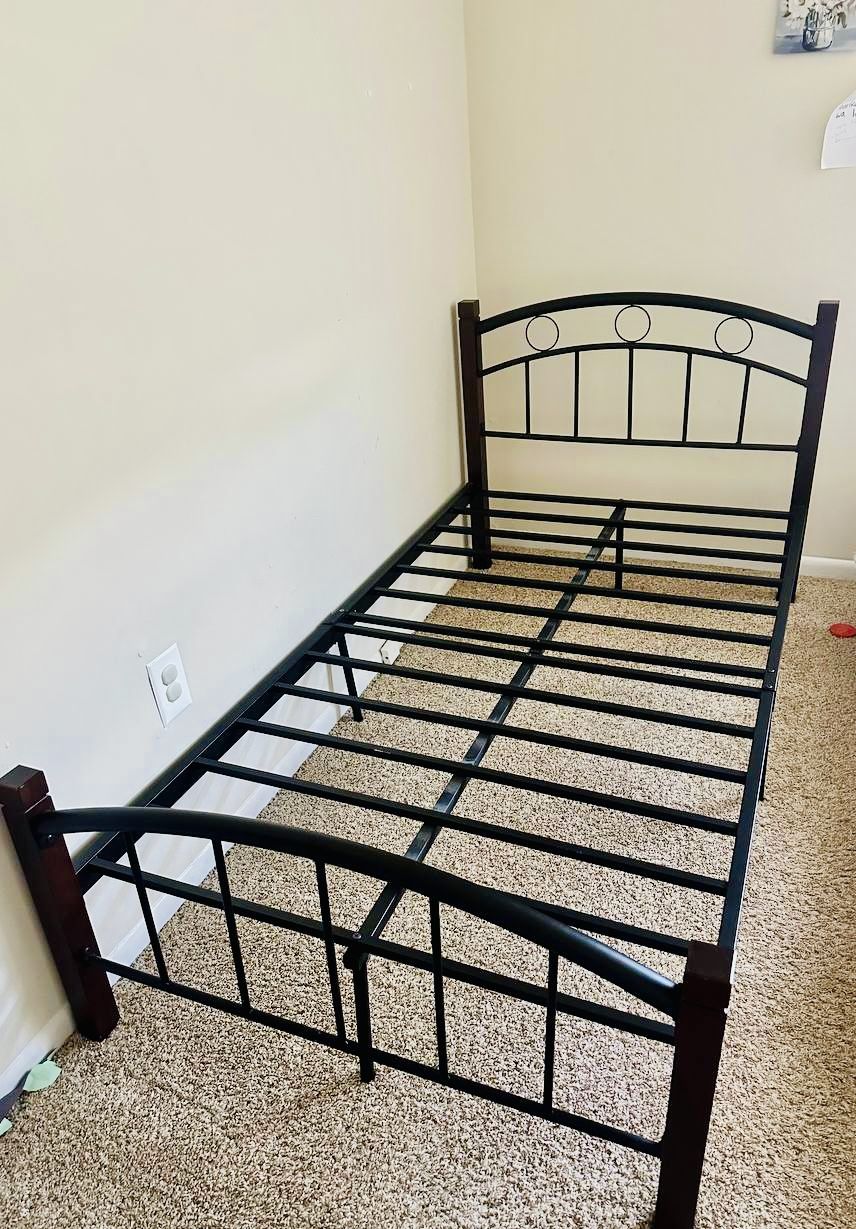 Black Twin Bed Frame