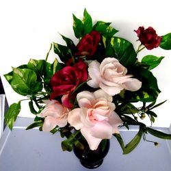 Beautiful Vase Full Of Flowers