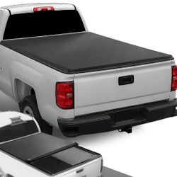 2014 To 2018 Chevrolet Silverado GMC Sierra 8ft Long Bed Soft Roll Up Tonneau Cover Cubierto Tapa Para Caja Larga