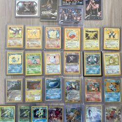 Pokemon cards (basketball And One Piece)