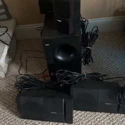 5 Speaker Boise Surround System with Subwoofer 