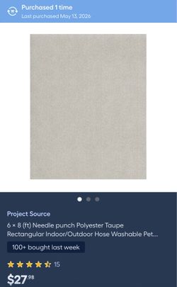 6’ x 8’ Outdoor Rugs - 3 available!