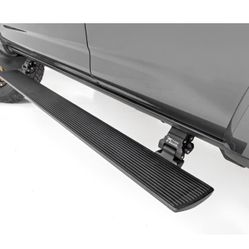 Rough Country Power Running Boards For Toyota 4Runner (2010-2024) - Dual-Motor Electric Retractable Side Steps With LED Powerstep Lights