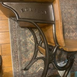 Antique School Desk And Seat