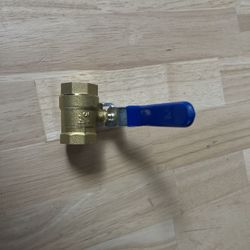 Shut Off 3/4 Brass